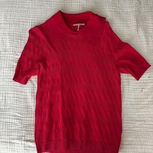 Scotch and Soda pointelle polo top